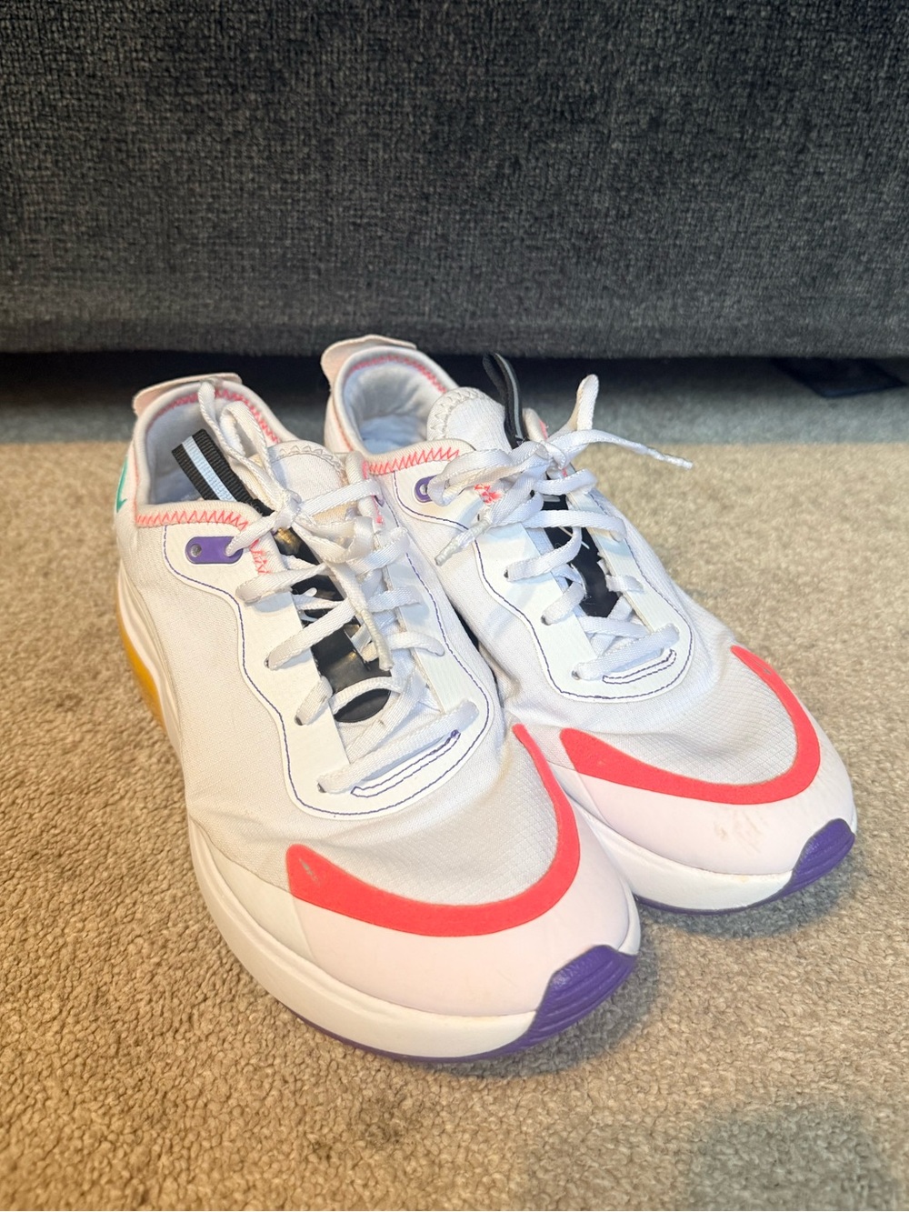 Nike Air Max Dia White University Gold Sneakers Size 6